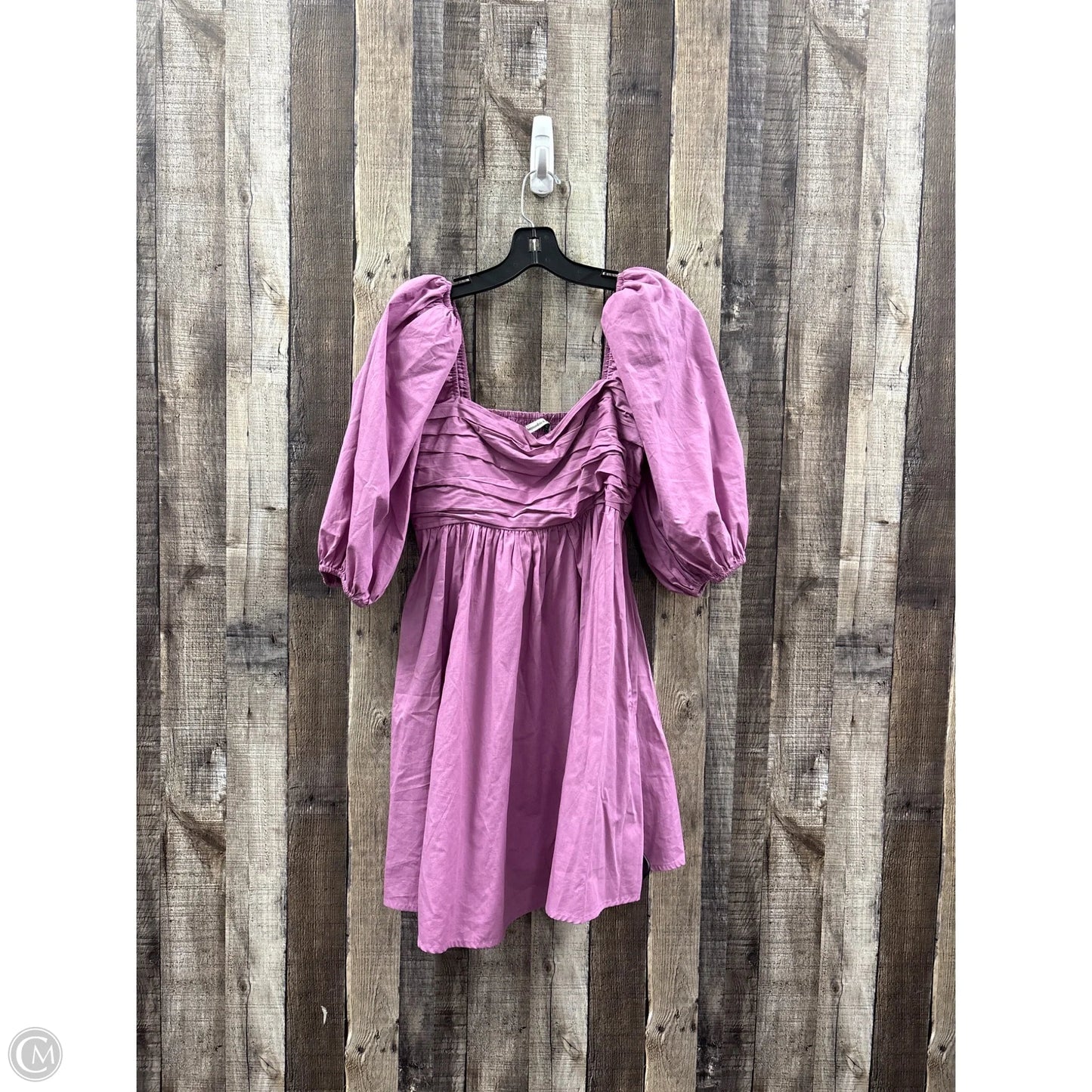 Dress Casual Midi By Abercrombie And Fitch In Purple, Size: M