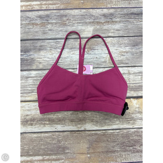 Athletic Bra By Lululemon In Pink, Size: M