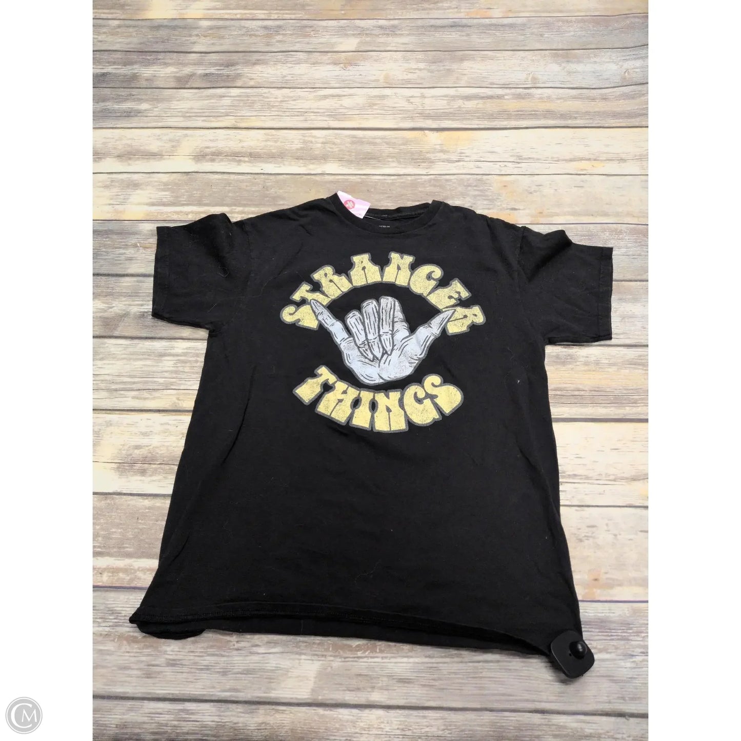 Top Short Sleeve Basic By Cme In Black, Size: M