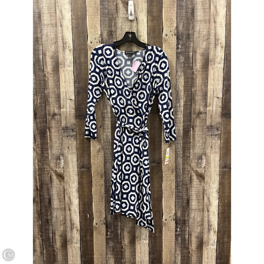 Dress Casual Midi By Inc In Blue, Size: M
