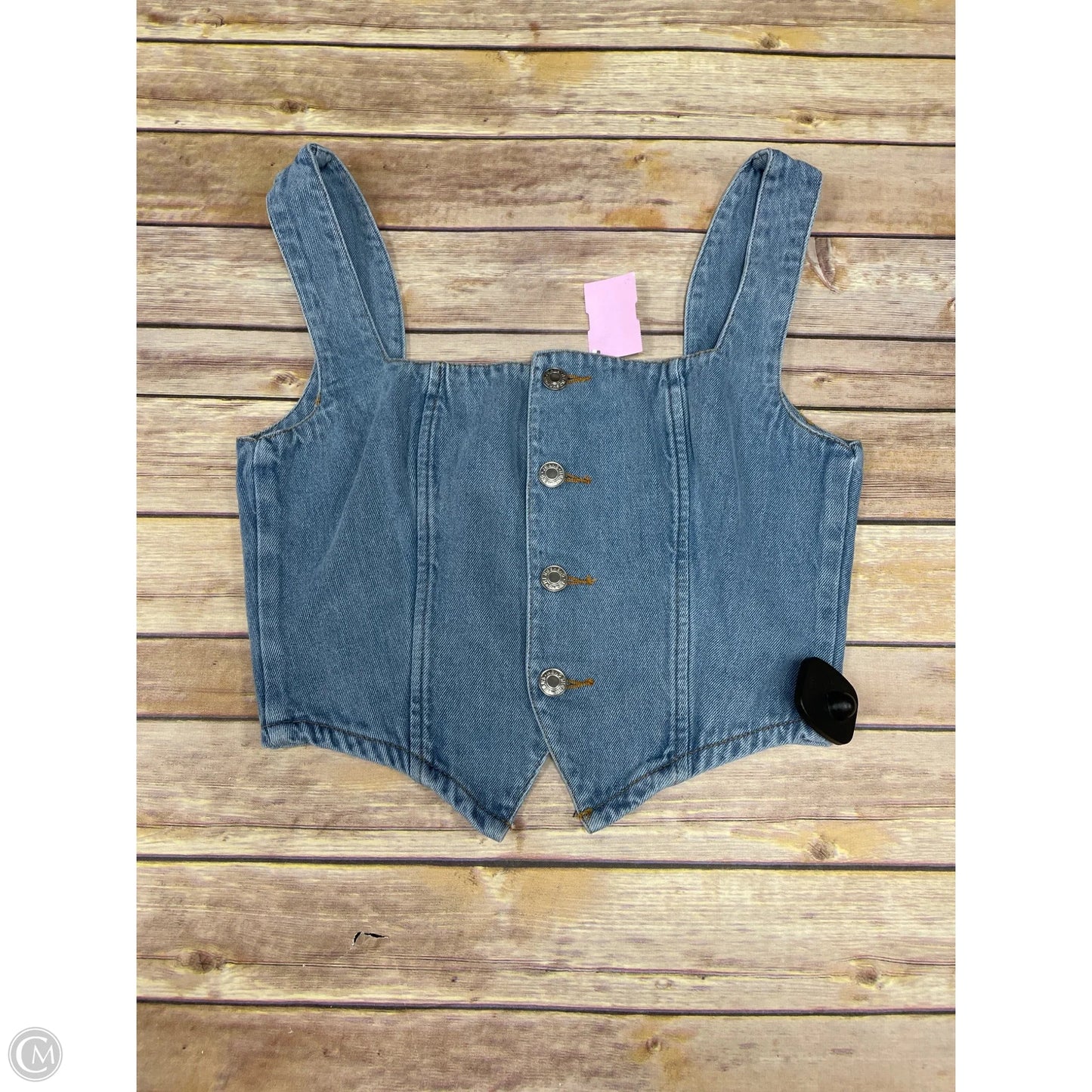 Top Sleeveless By Cmf In Blue, Size: S