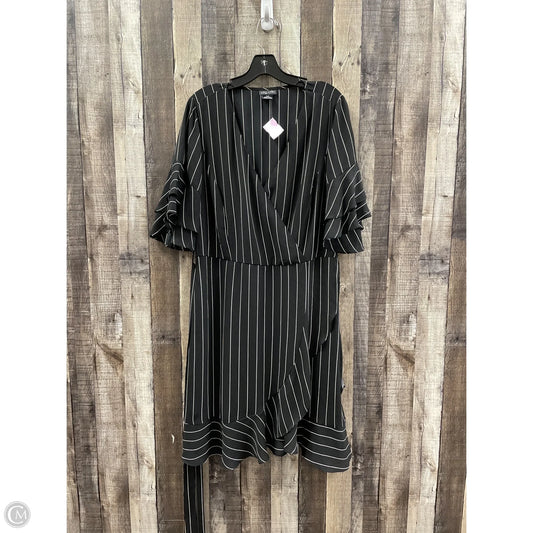 Dress Casual Midi By City Chic In Black, Size: 16