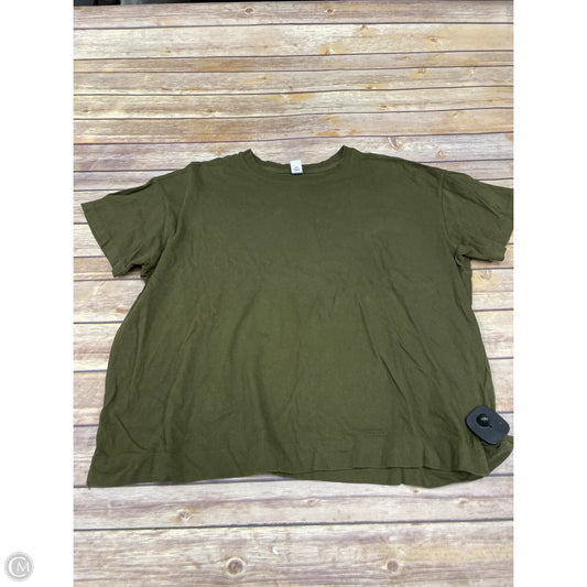 Top Short Sleeve Basic By Old Navy In Green, Size: L