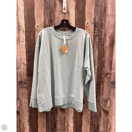 Sweatshirt Crewneck By Zella In Blue, Size: L