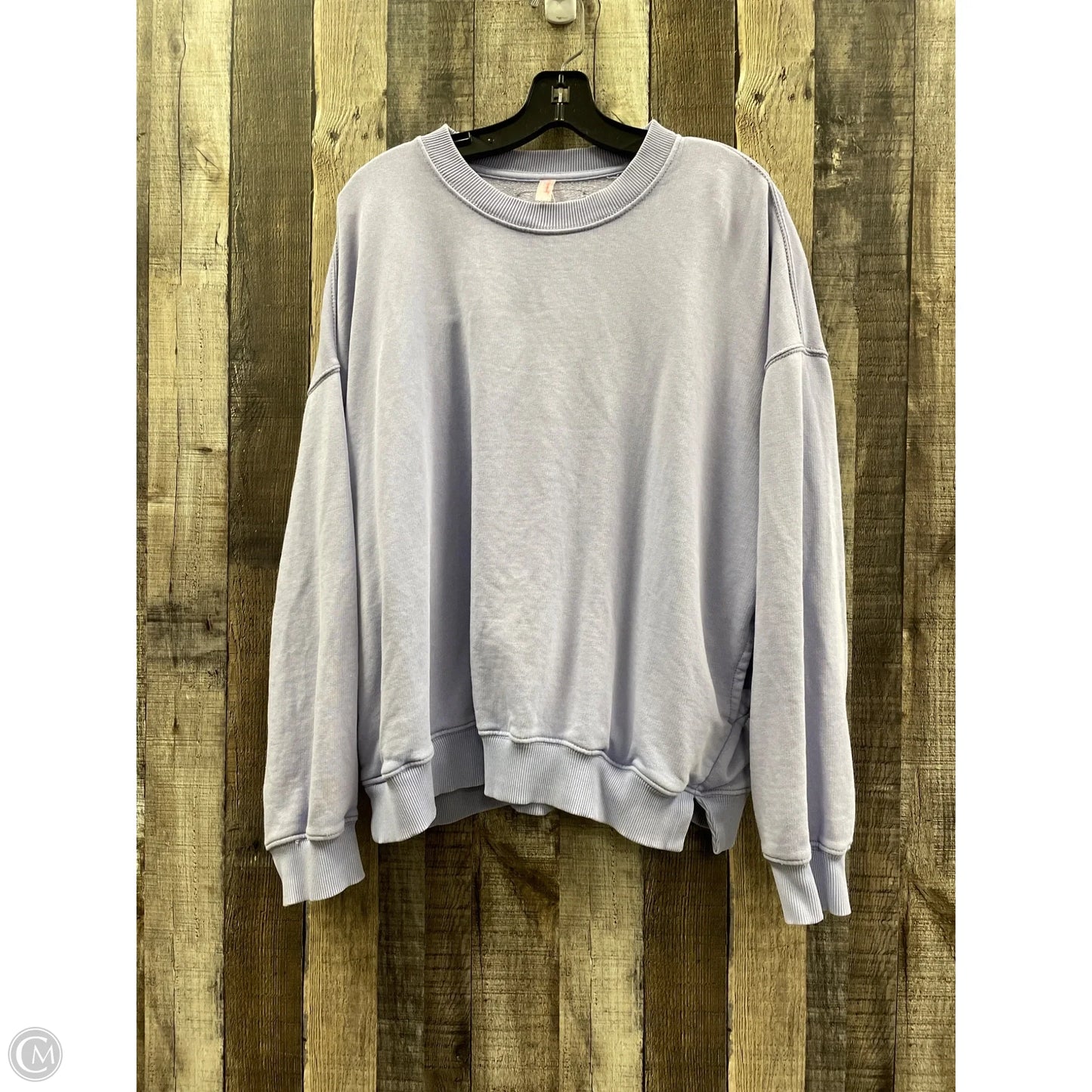 Sweatshirt Crewneck By Free People In Purple, Size: S