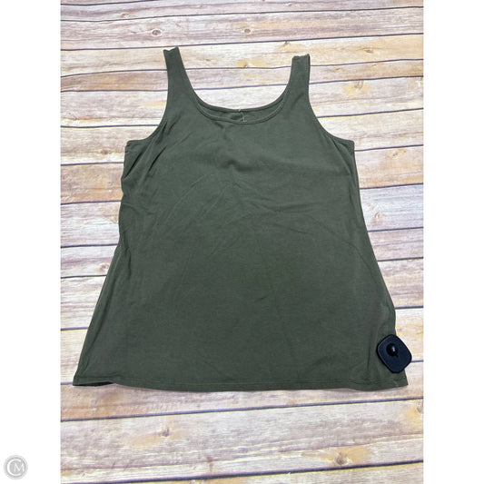 Top Sleeveless Basic By J. Jill In Green, Size: M