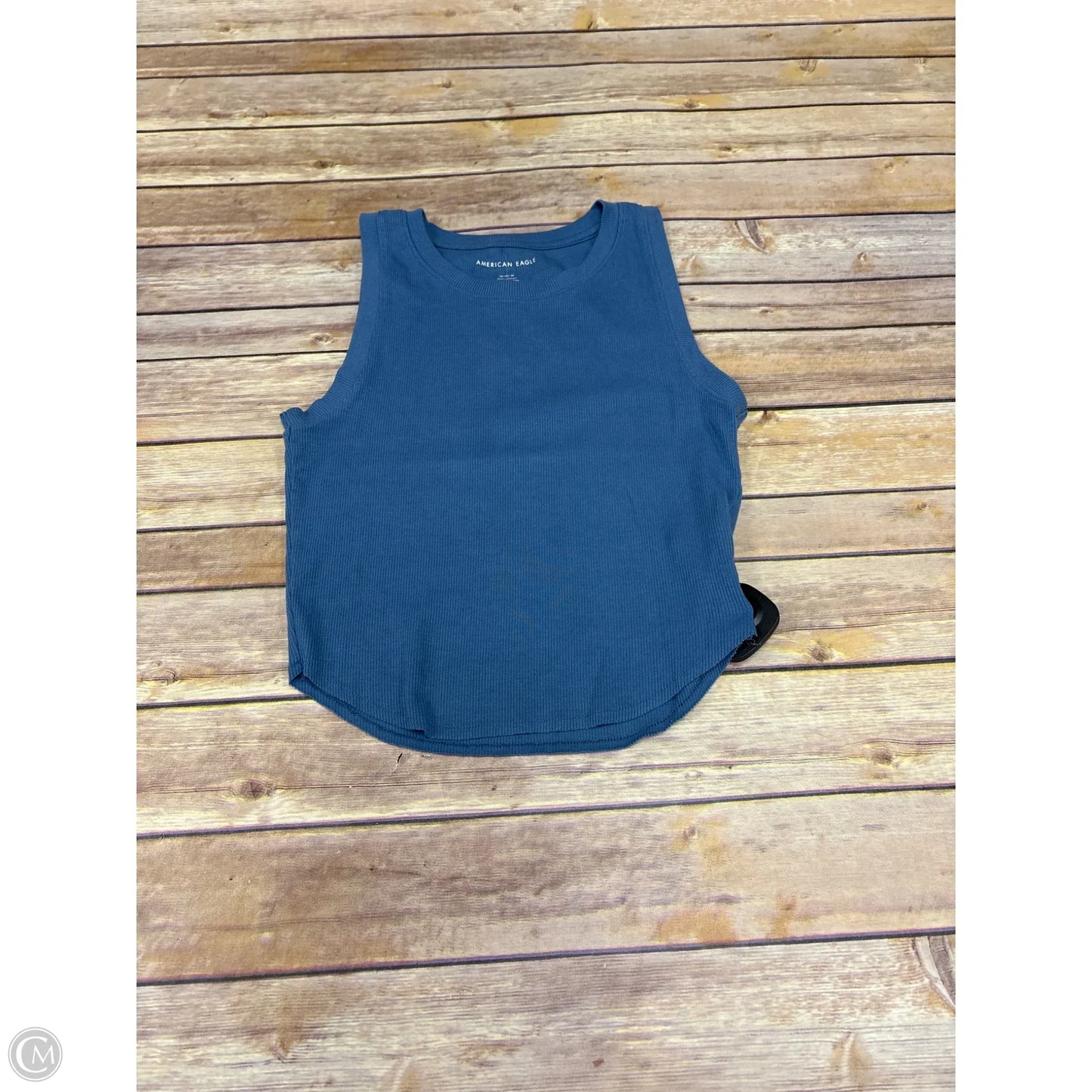 Top Sleeveless Basic By American Eagle In Blue, Size: M