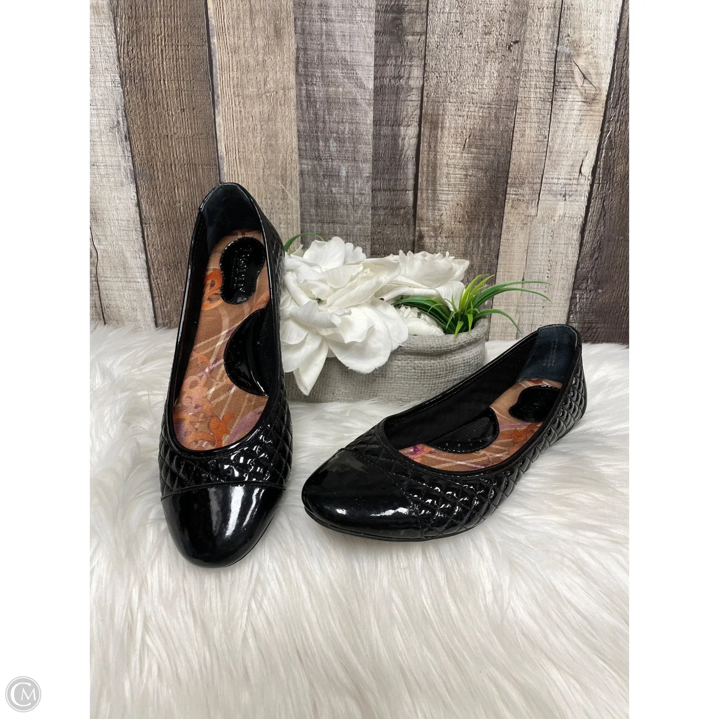 Shoes Flats By Born In Black, Size: 8.5