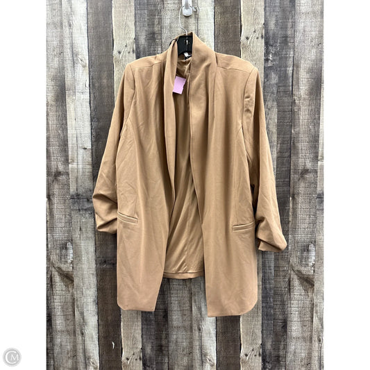 Blazer By Fashion Nova In Brown, Size: 2x