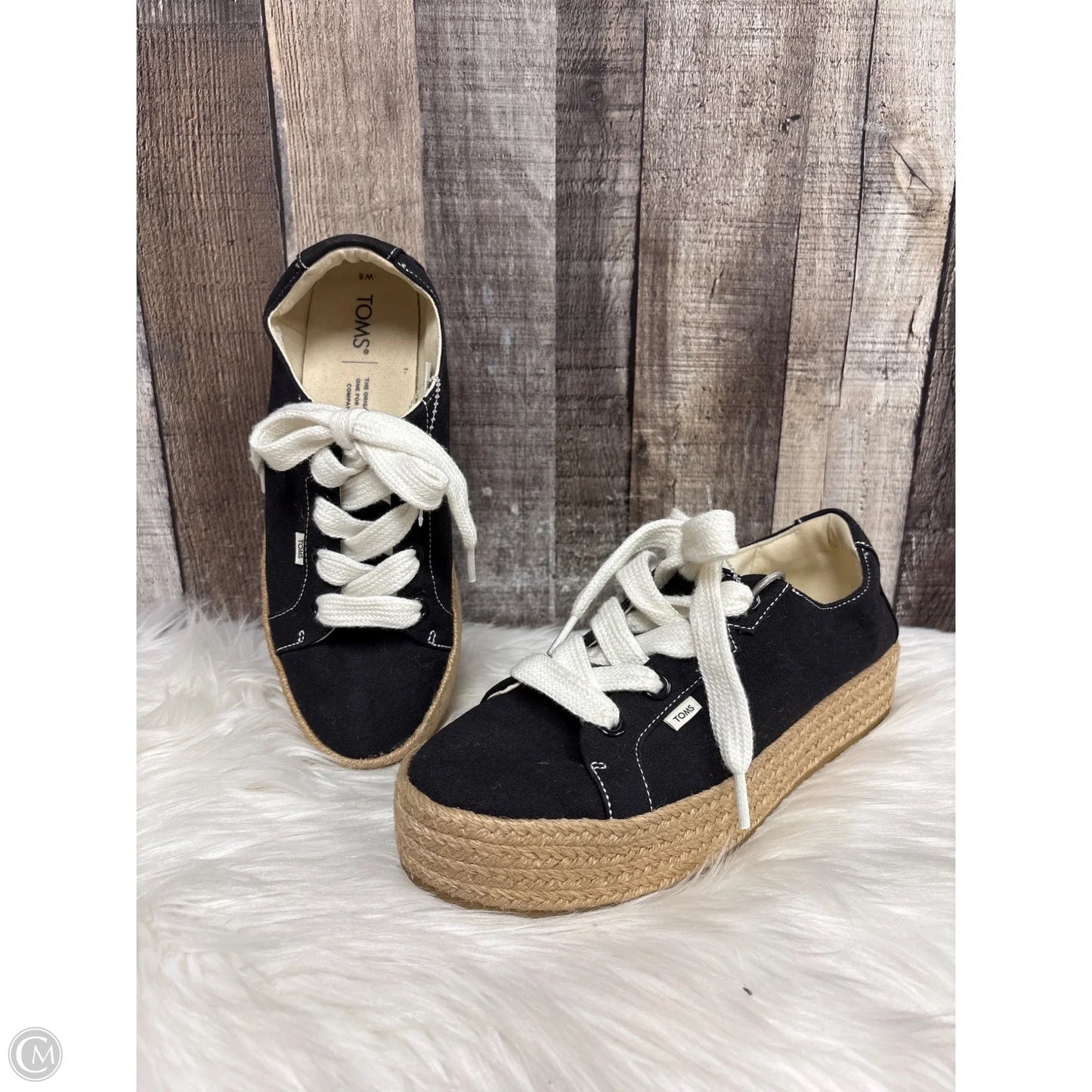 Shoes Sneakers Platform By Toms In Black, Size: 8