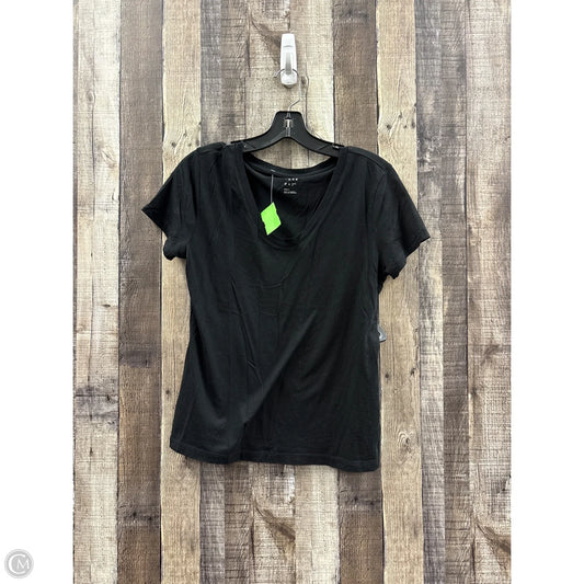 Top Short Sleeve Basic By A New Day In Black, Size: S