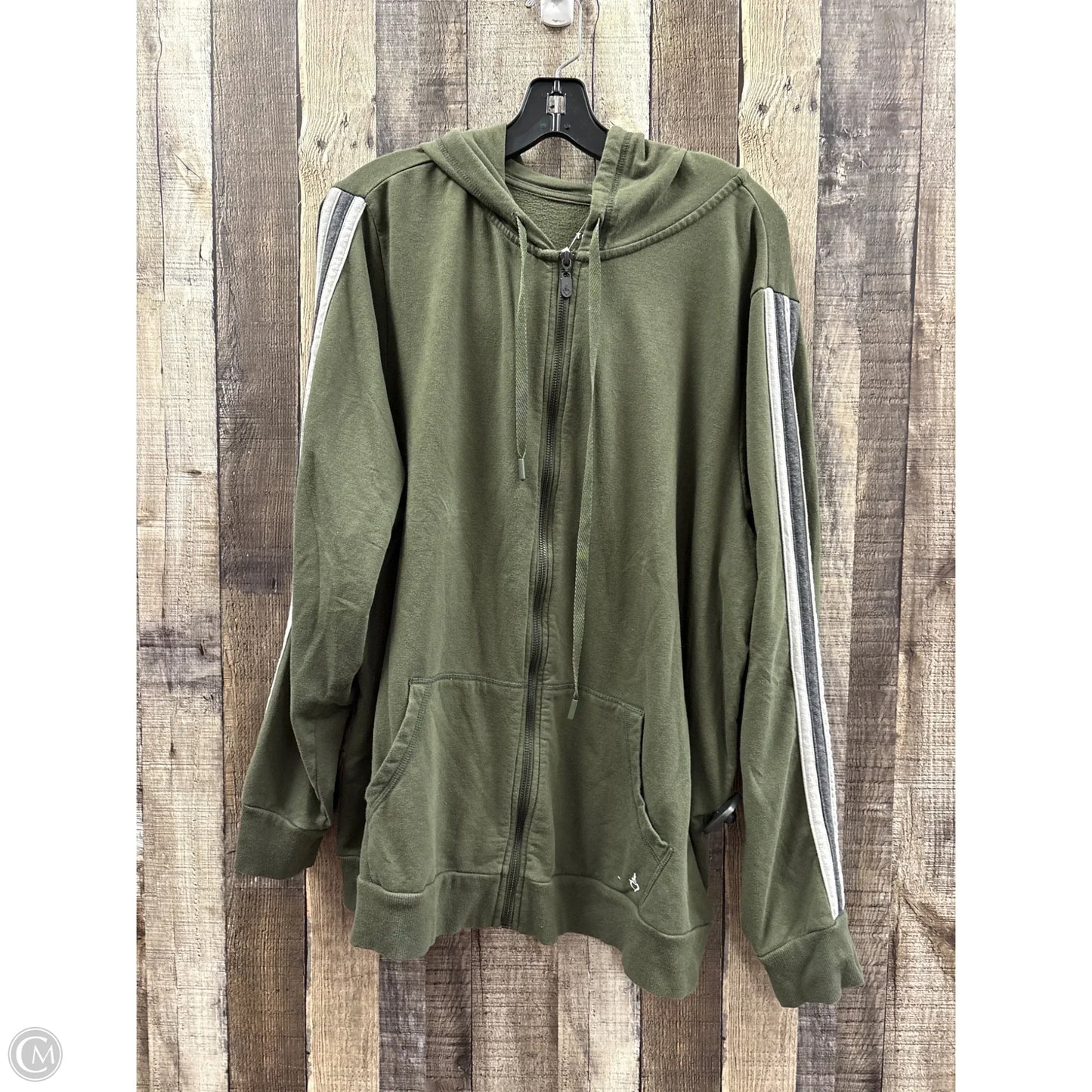 Athletic Jacket By Torrid In Green, Size: 3x