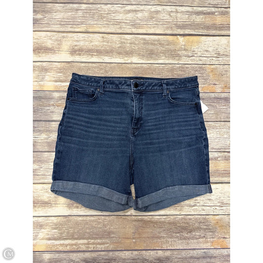 Shorts By Simply Vera In Blue Denim, Size: 18