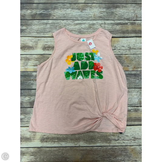 Tank Top By Disney In Pink, Size: 1x