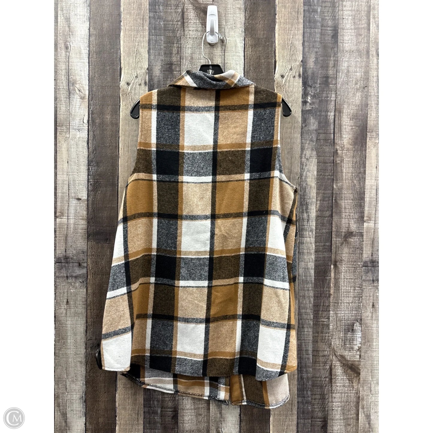 Vest Faux Fur & Sherpa By Shein In Brown, Size: Xl