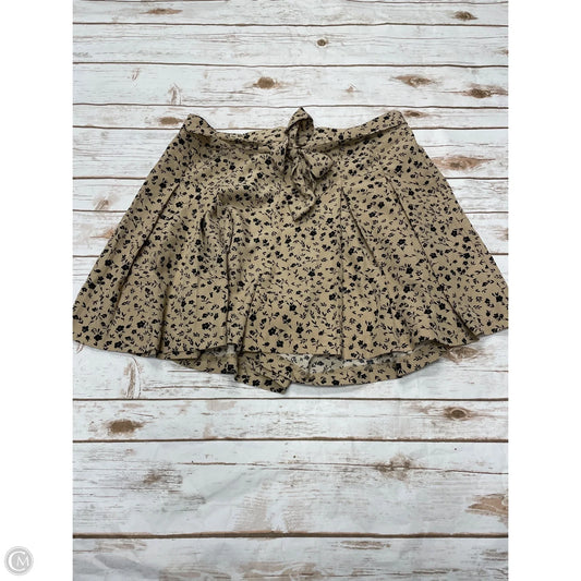 Skirt Mini & Short By Shein In Animal Print, Size: Xl