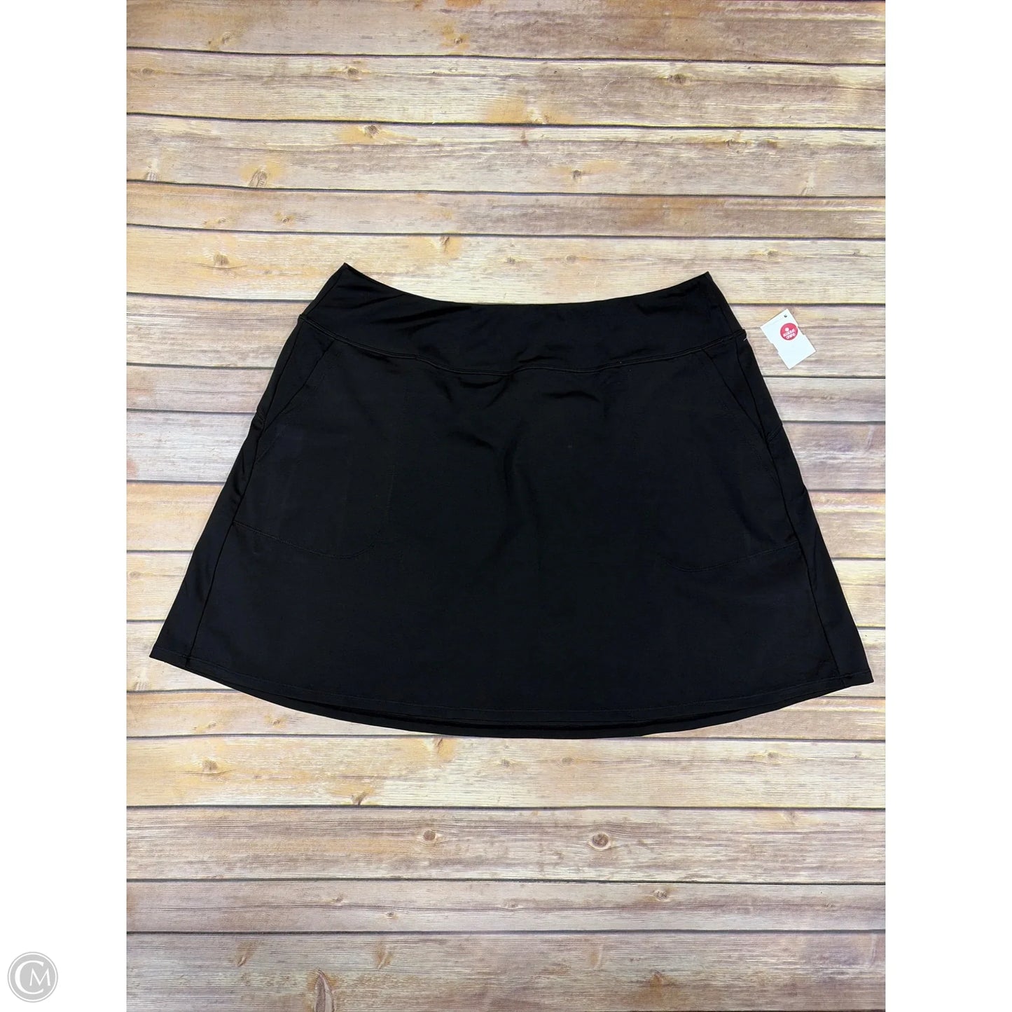Athletic Skort By Cme In Black, Size: 2x