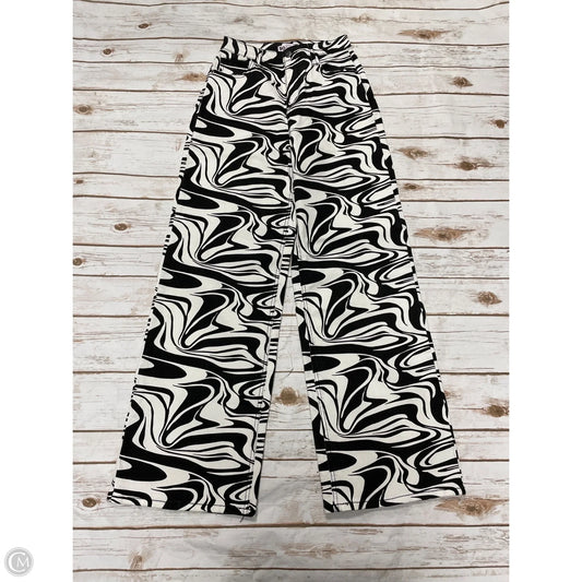 Pants Wide Leg By So In Zebra Print, Size: 2