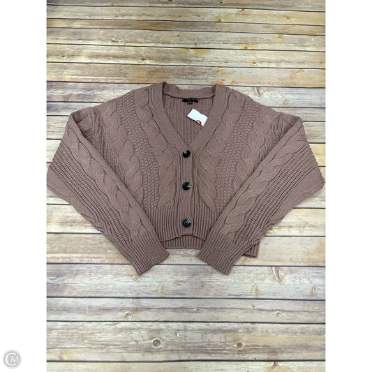 Sweater Cardigan By Love Tree In Pink, Size: S