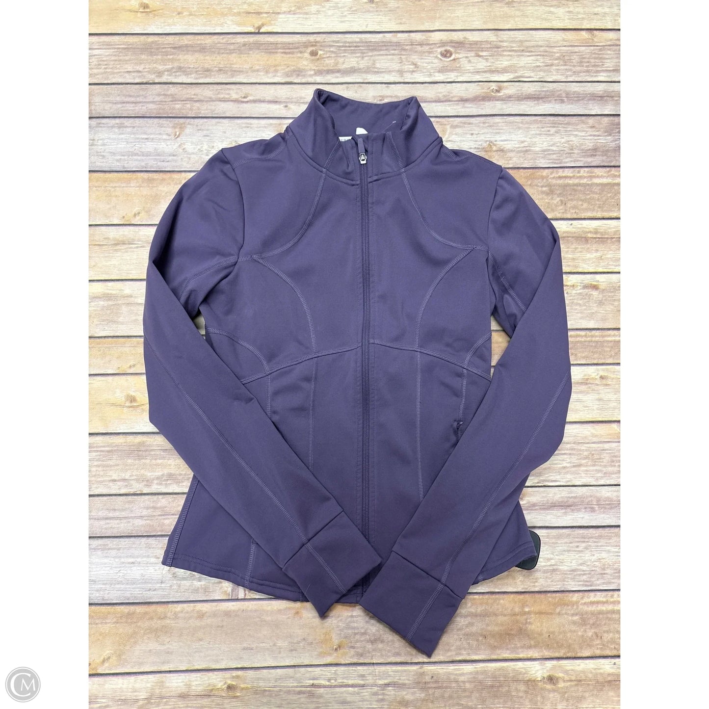Athletic Jacket By Fabletics In Purple, Size: M