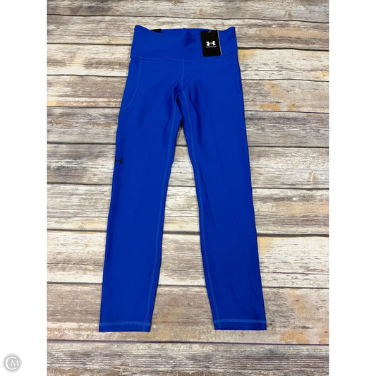 Athletic Leggings By Under Armour In Blue, Size: S