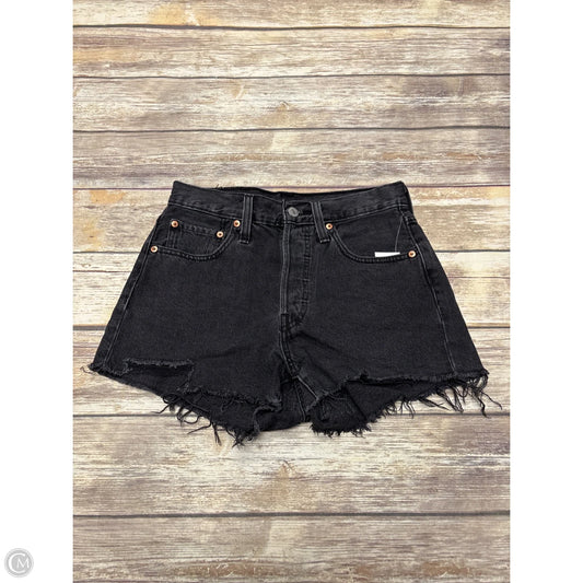 Shorts By Levis In Black Denim, Size: 2