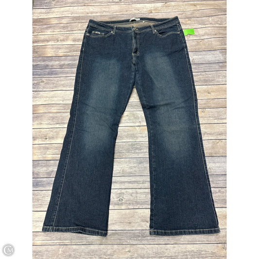 Jeans Straight By Lee In Blue, Size: 18