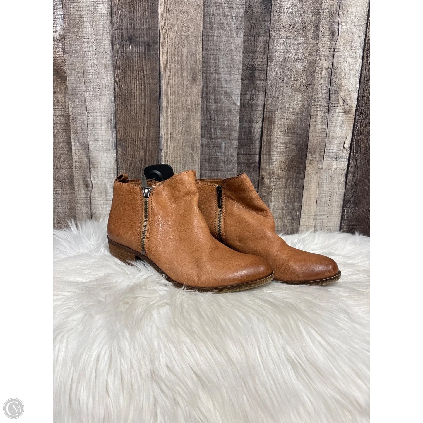 Boots Leather By Lucky Brand In Brown, Size: 8.5