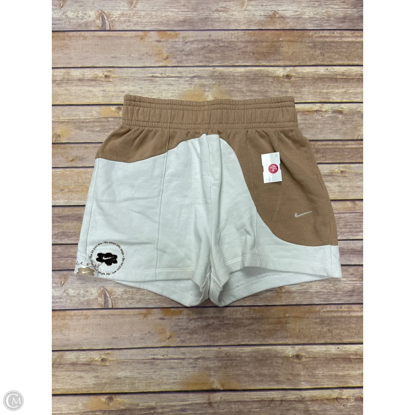 Athletic Shorts By Nike In Brown, Size: S