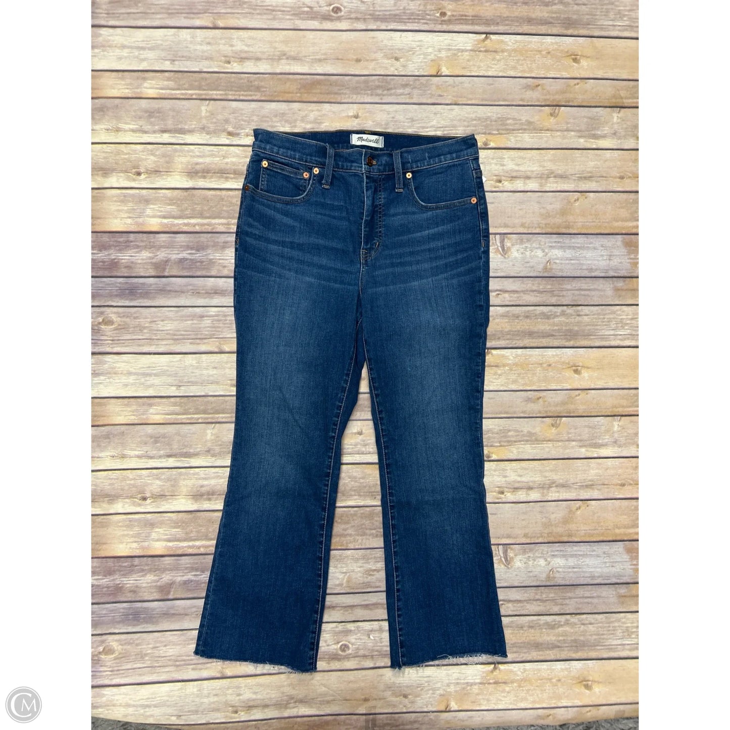Jeans Straight By Madewell In Blue, Size: 8