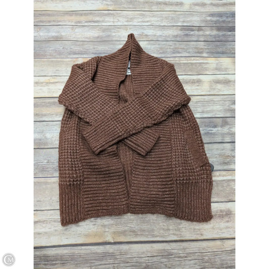 Sweater Cardigan By Cozy In Brown, Size: S