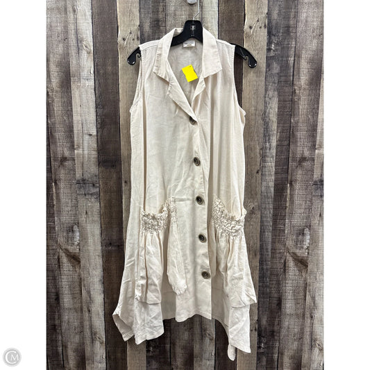 Dress Casual Short By For Cynthia In Cream, Size: S