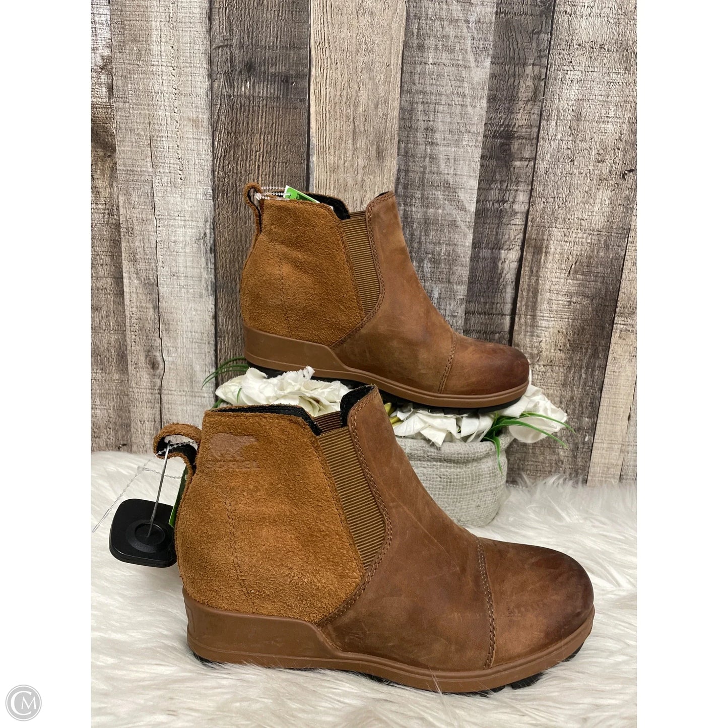 Boots Ankle Flats By Sorel In Brown, Size: 7
