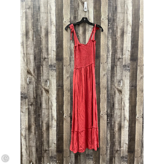 Dress Casual Maxi By Zesica In Red, Size: S