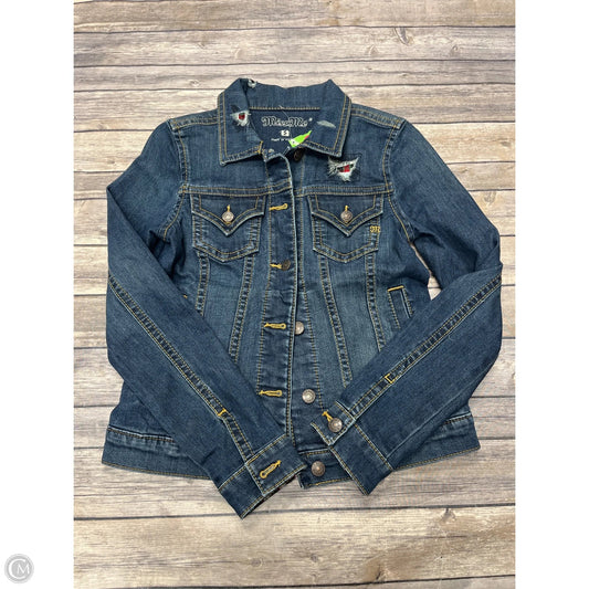 Jacket Denim By Miss Me In Blue, Size: S