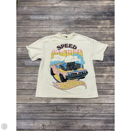 Top Short Sleeve Basic By Divided In Cream, Size: 0