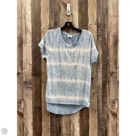 Top Short Sleeve By Market & Spruce In Blue, Size: M