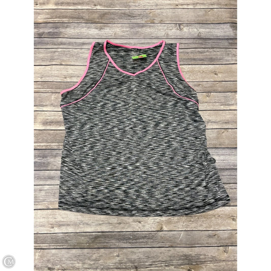 Athletic Tank Top By Danskin In Grey, Size: 2x