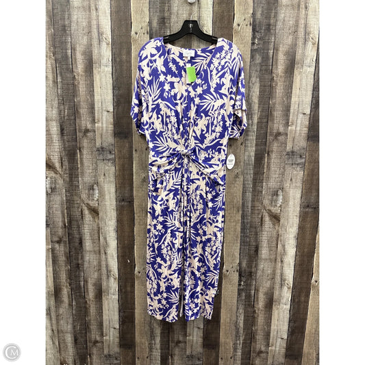 Dress Casual Maxi By Soma In Blue, Size: L