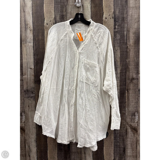 Top Long Sleeve By Aerie In White, Size: Xl