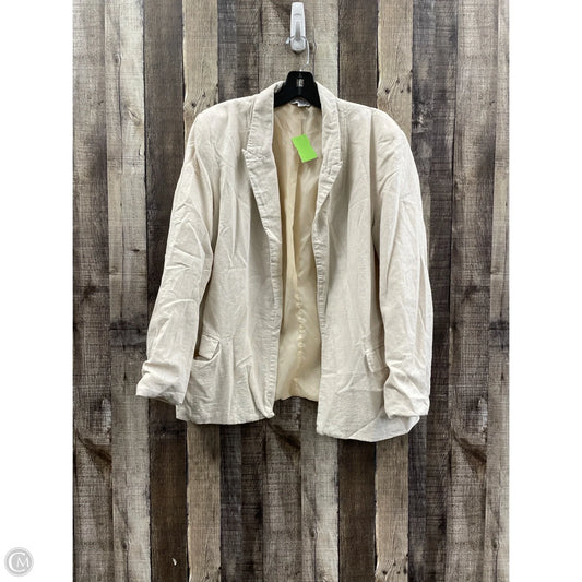 Blazer By Ophelia Roe In Tan, Size: 1x