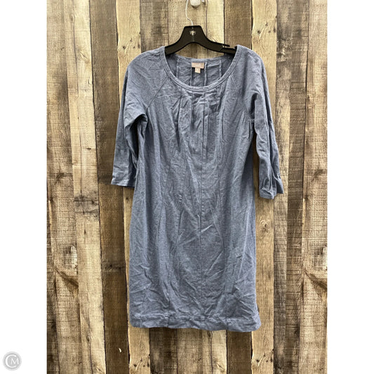 Dress Casual Midi By J. Jill In Blue, Size: S