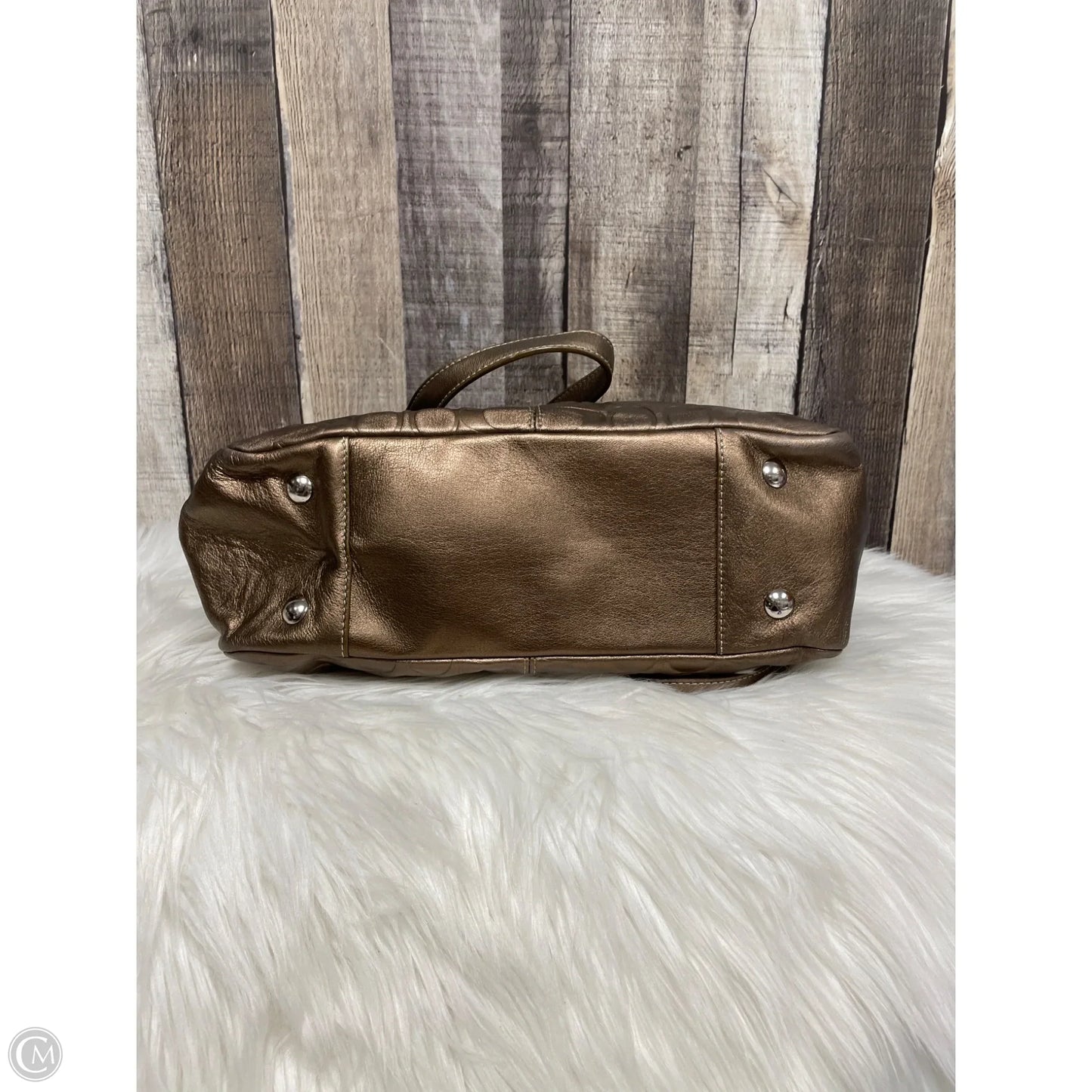 Handbag Designer By Coach, Size: Medium