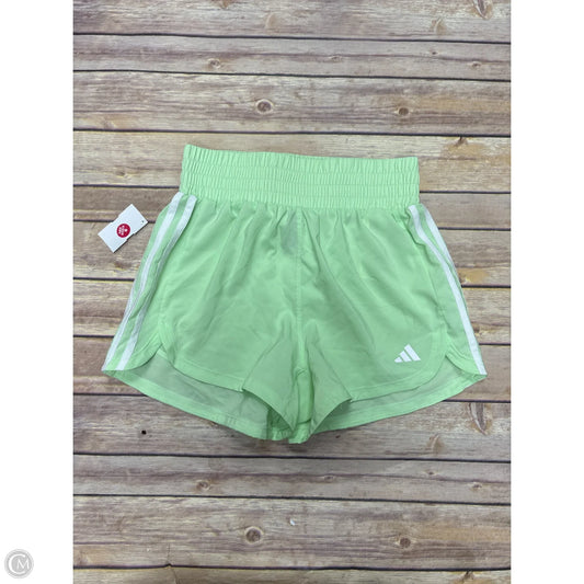 Athletic Shorts By Adidas In Green, Size: Xs
