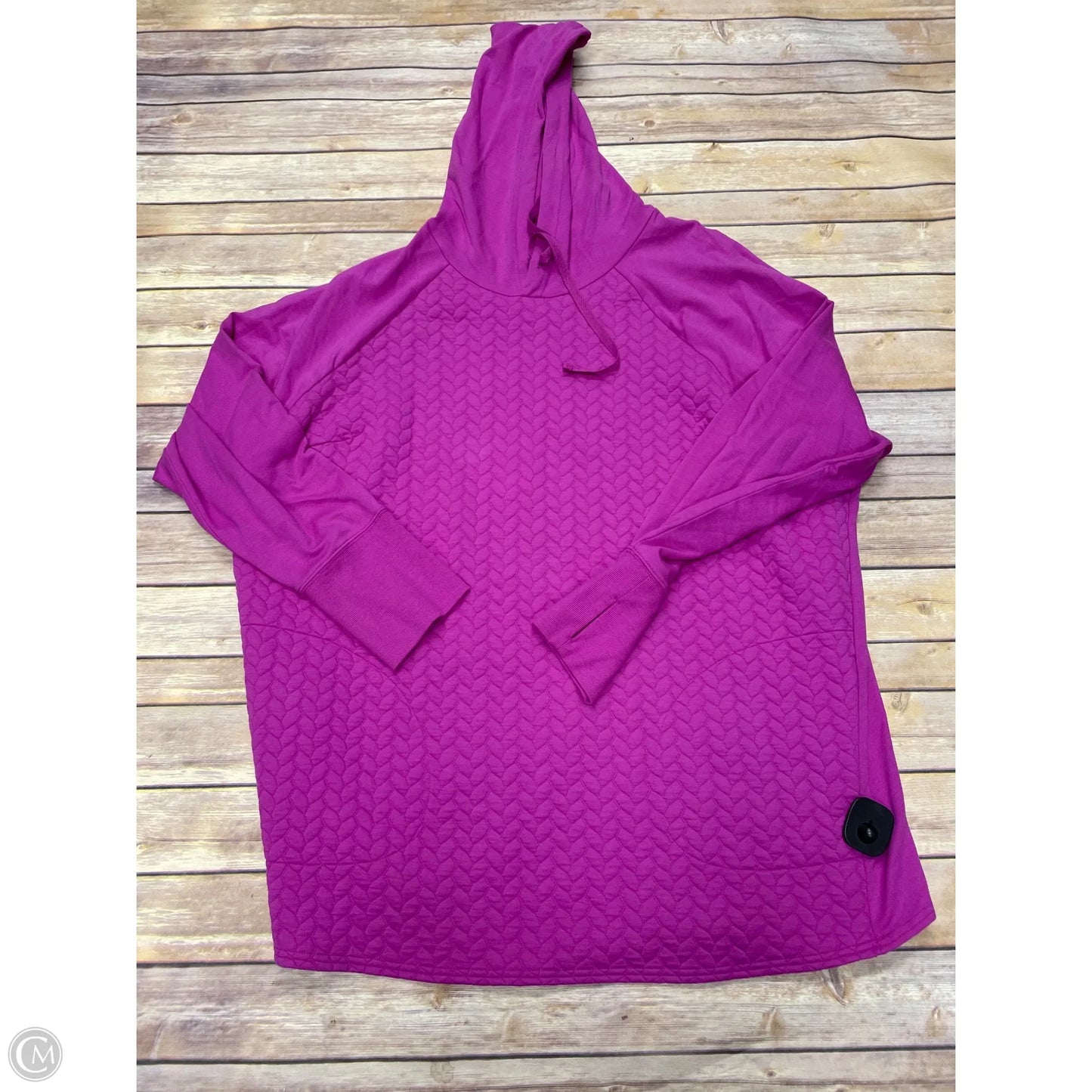 Sweatshirt Hoodie By Tek Gear In Purple, Size: 3x