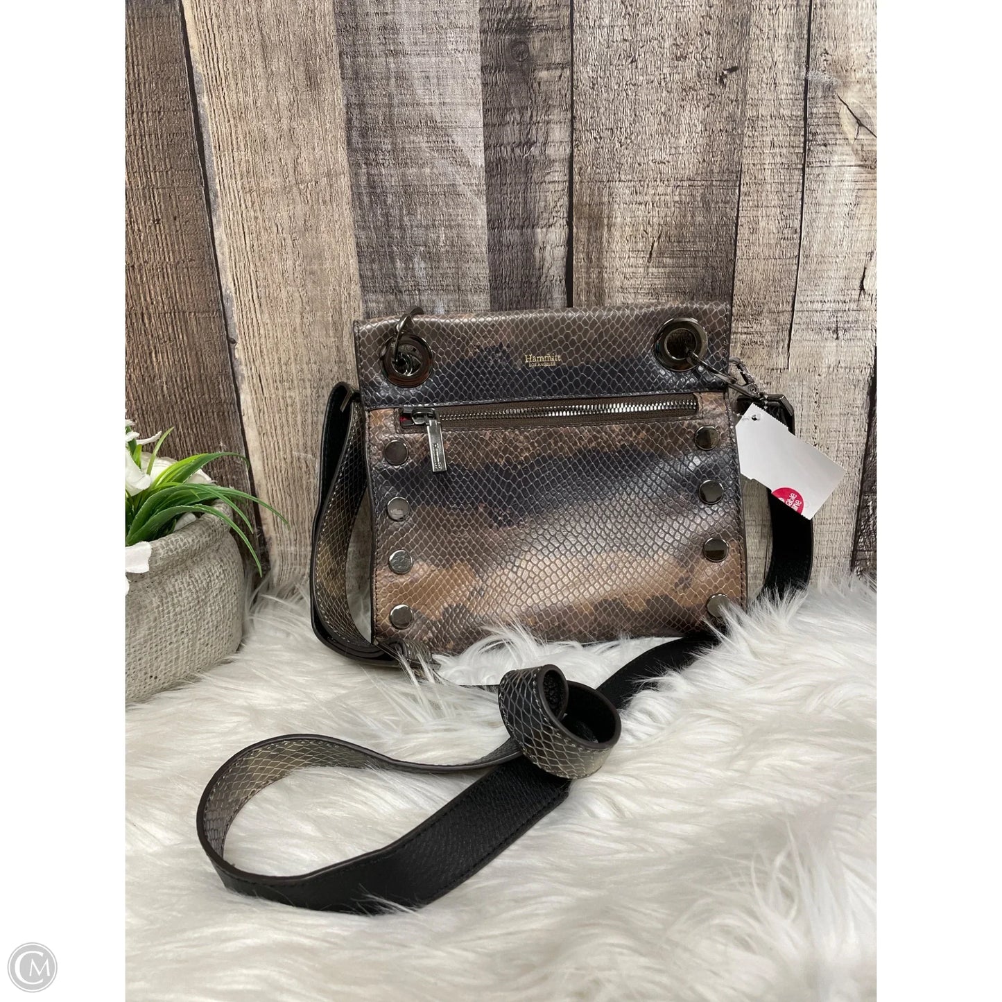 Crossbody Leather By Hammitt, Size: Small