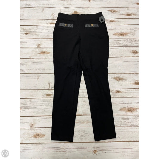 Pants Designer By Michael Kors In Black, Size: M