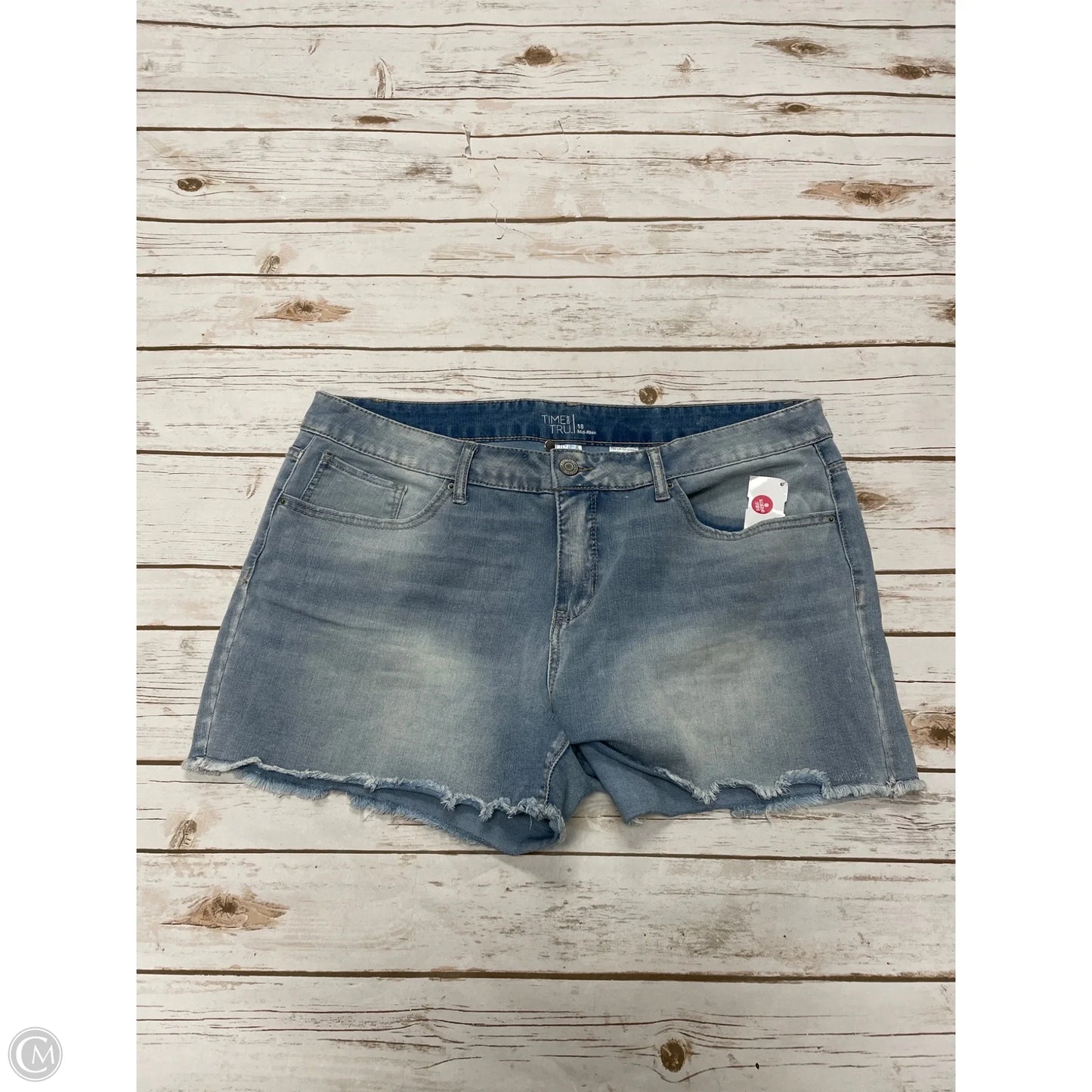 Shorts By Time And Tru In Blue Denim, Size: 18