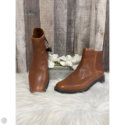 Boots Ankle Flats By Franco Sarto In Brown, Size: 8