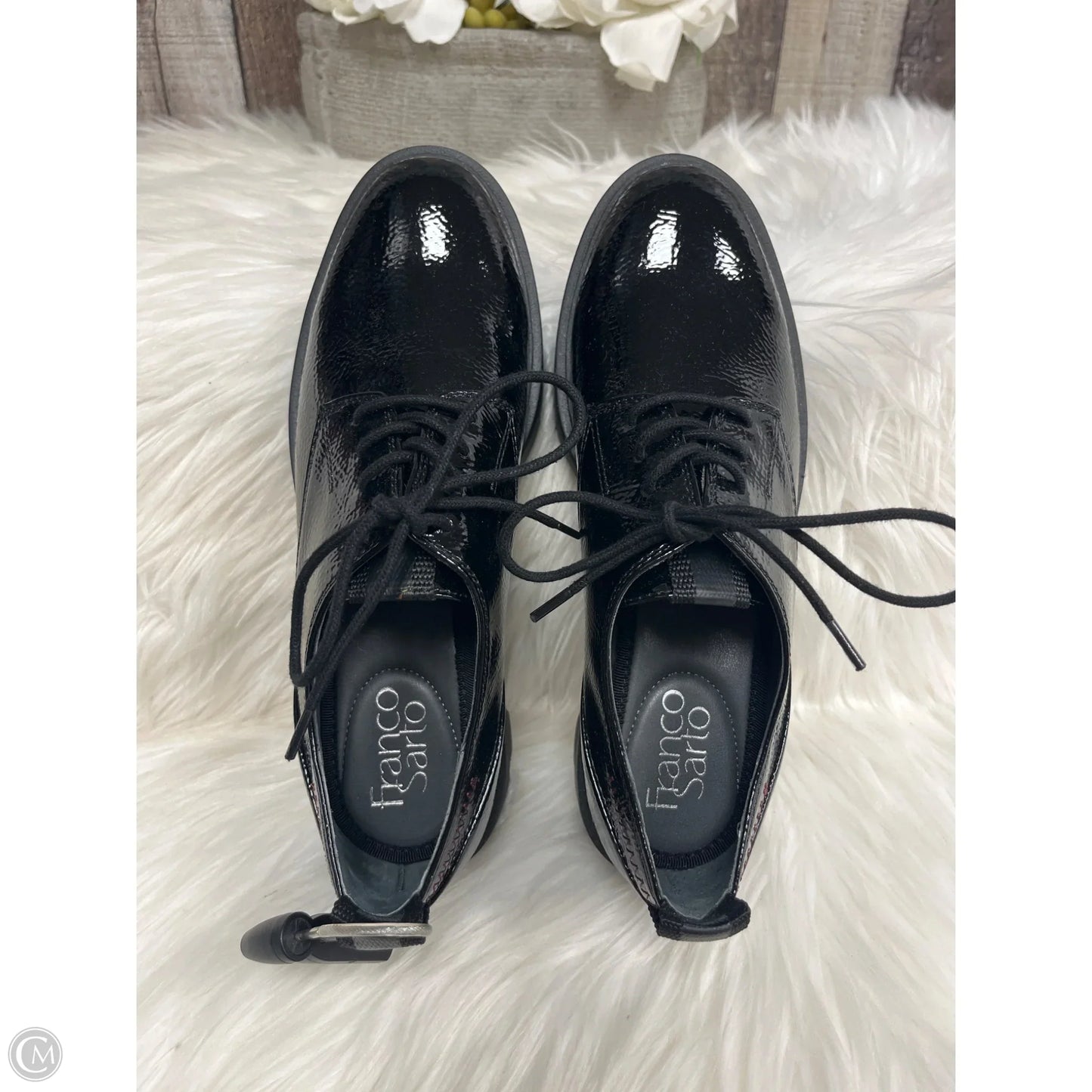 Shoes Flats By Franco Sarto In Black, Size: 6.5